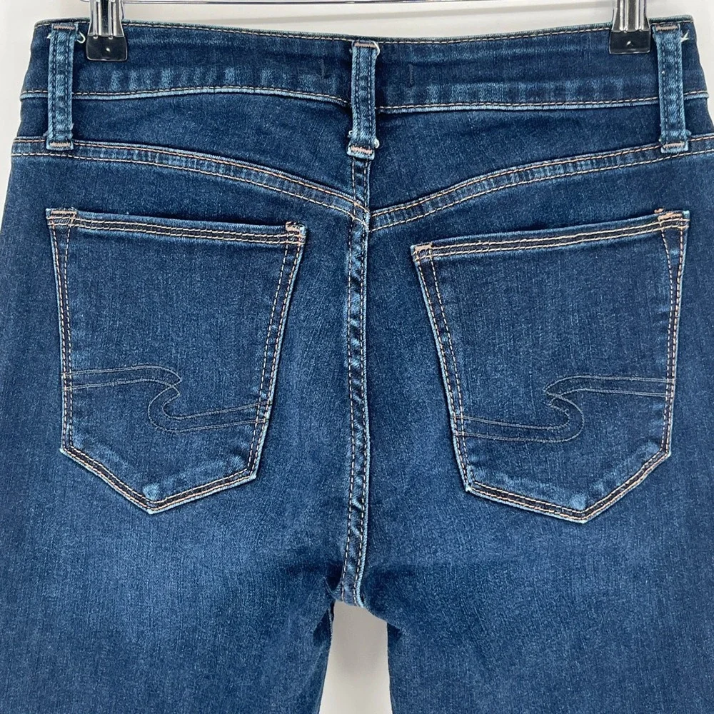 Silver Jeans Avery Slim Boot Jeans Women 28x33 Tall Wash Stretch Y2K‎ Bootcut